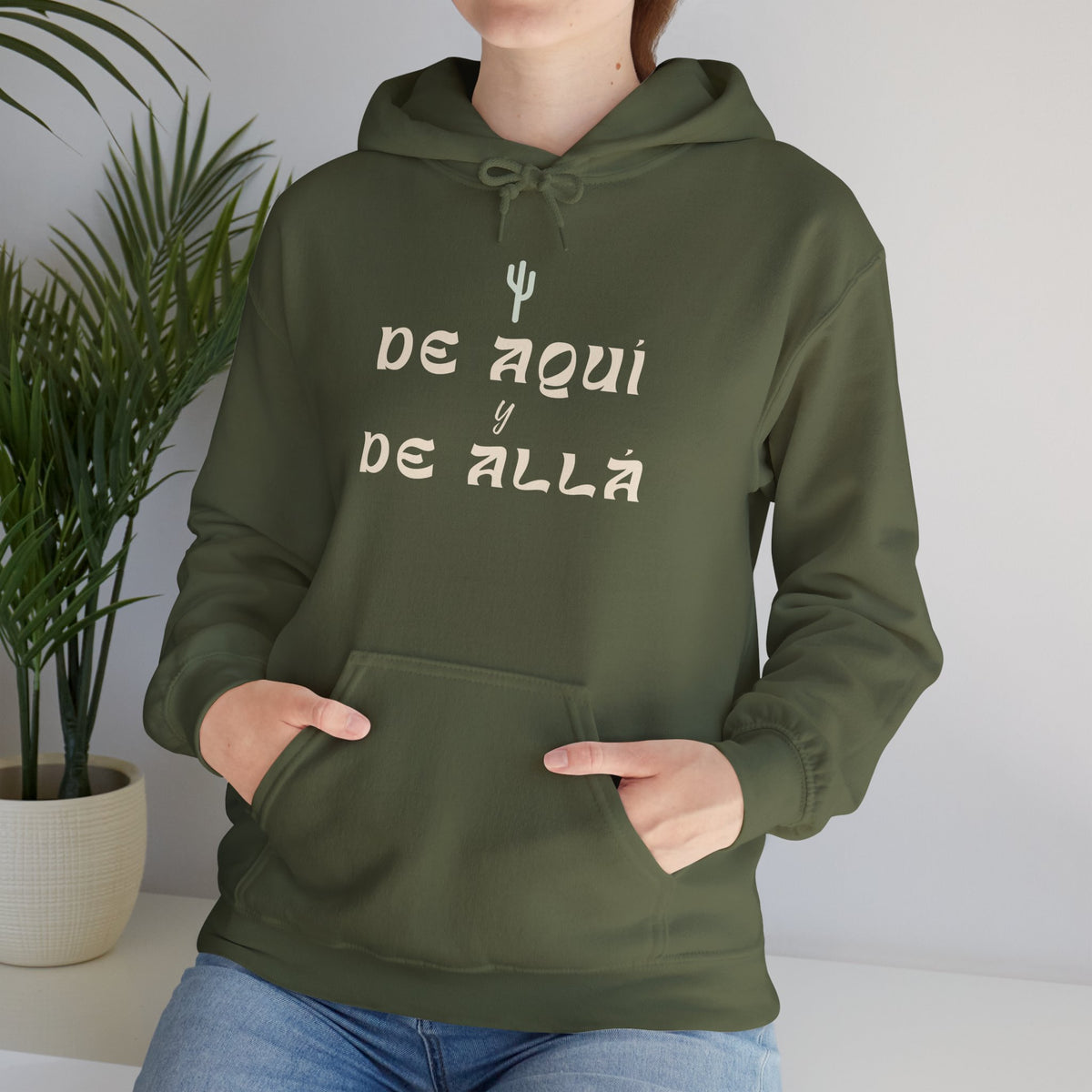 De Aquí y De Allá Hooded Sweatshirt - Light Logo