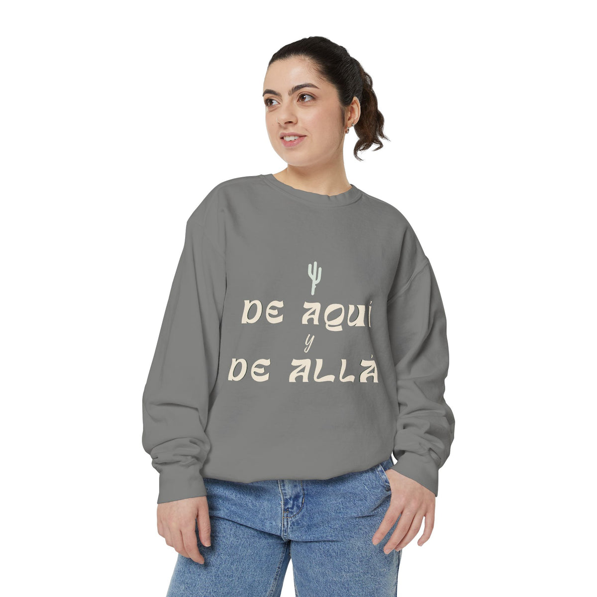 De Aquí y De Allá Pull-Over Light Logo