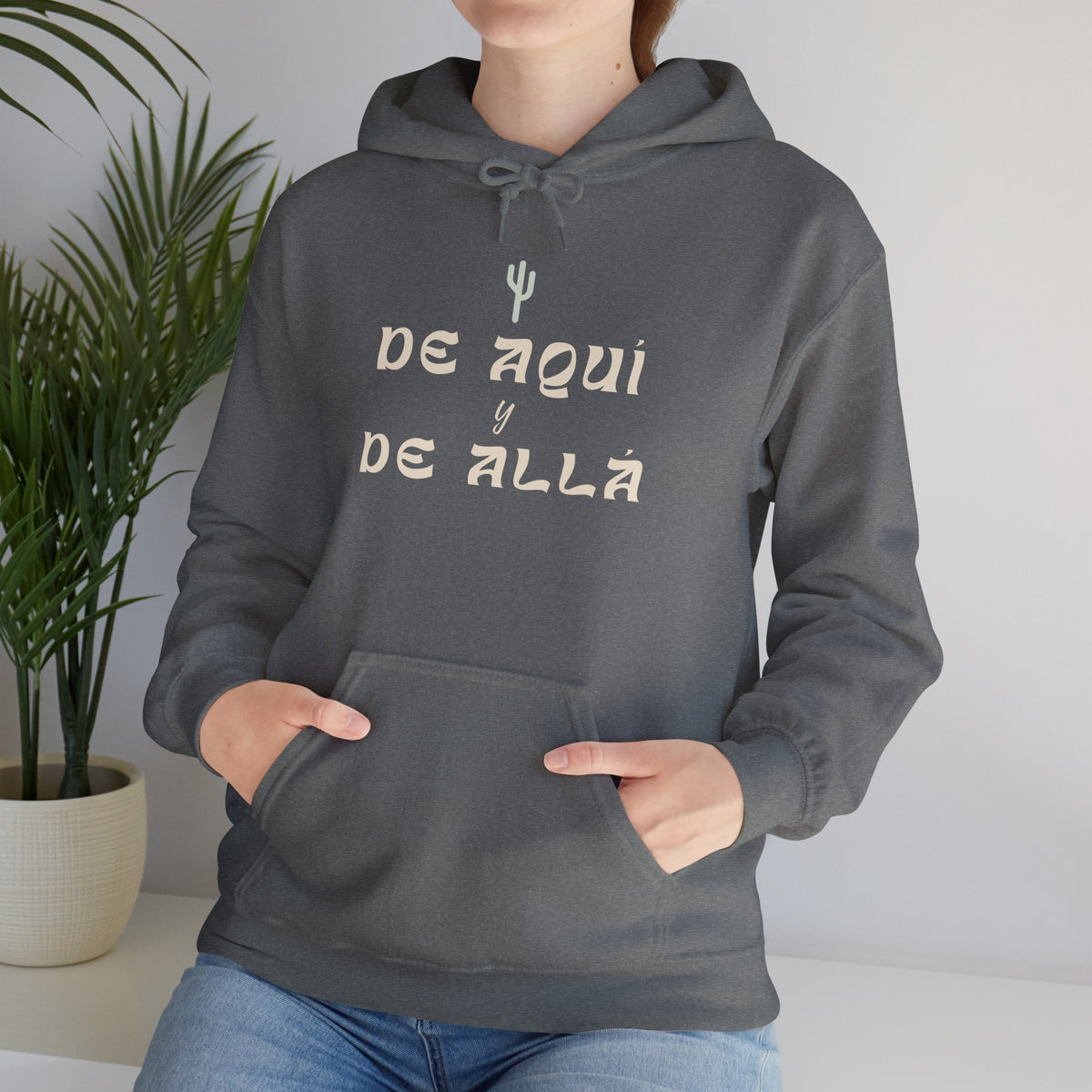 De Aquí y De Allá Hooded Sweatshirt - Light Logo