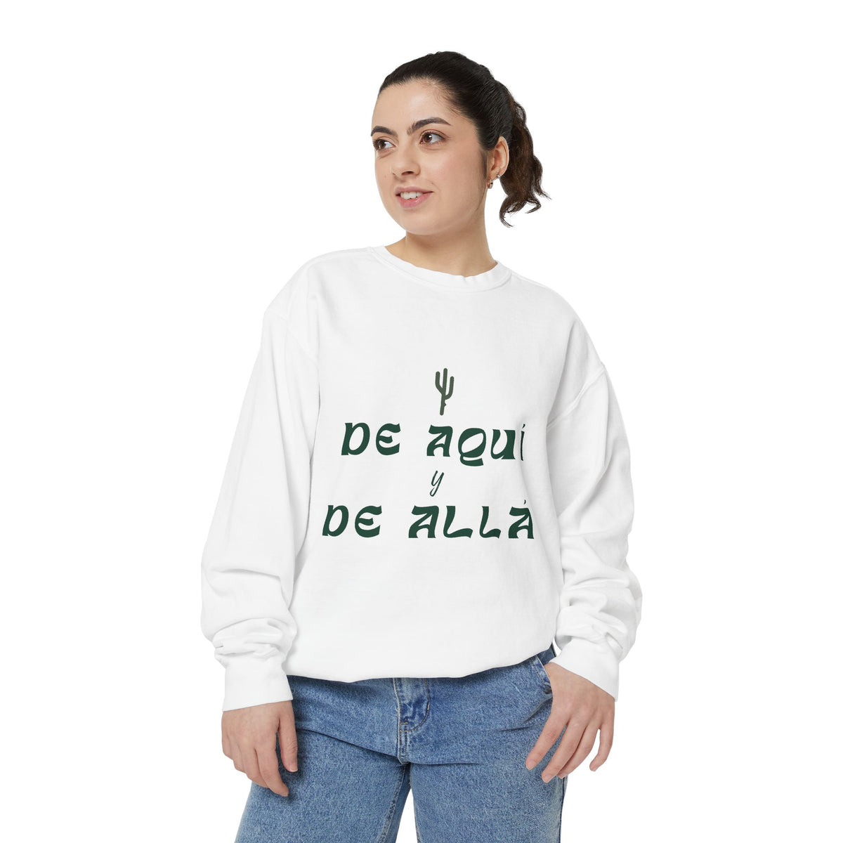 De Aquí y De Allá Pull-Over Dark Logo