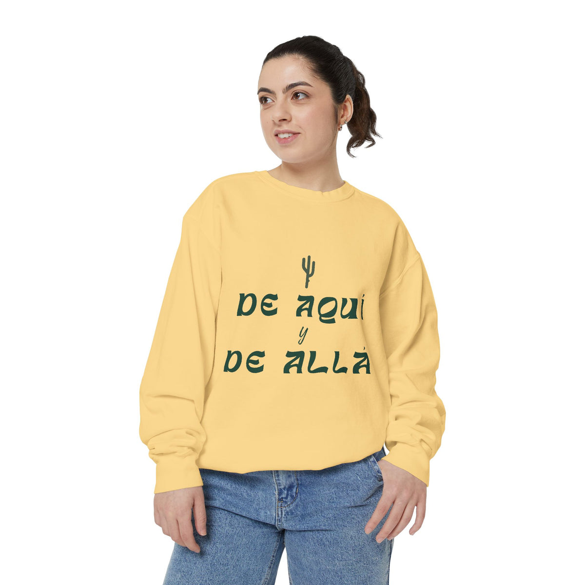 De Aquí y De Allá Pull-Over Dark Logo