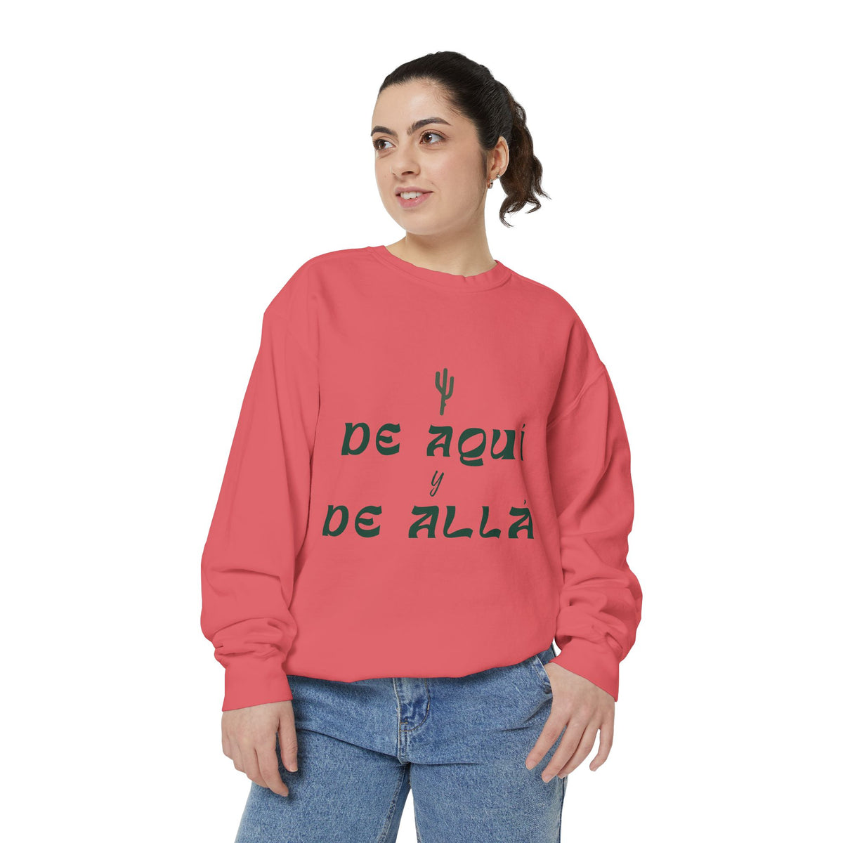 De Aquí y De Allá Pull-Over Dark Logo