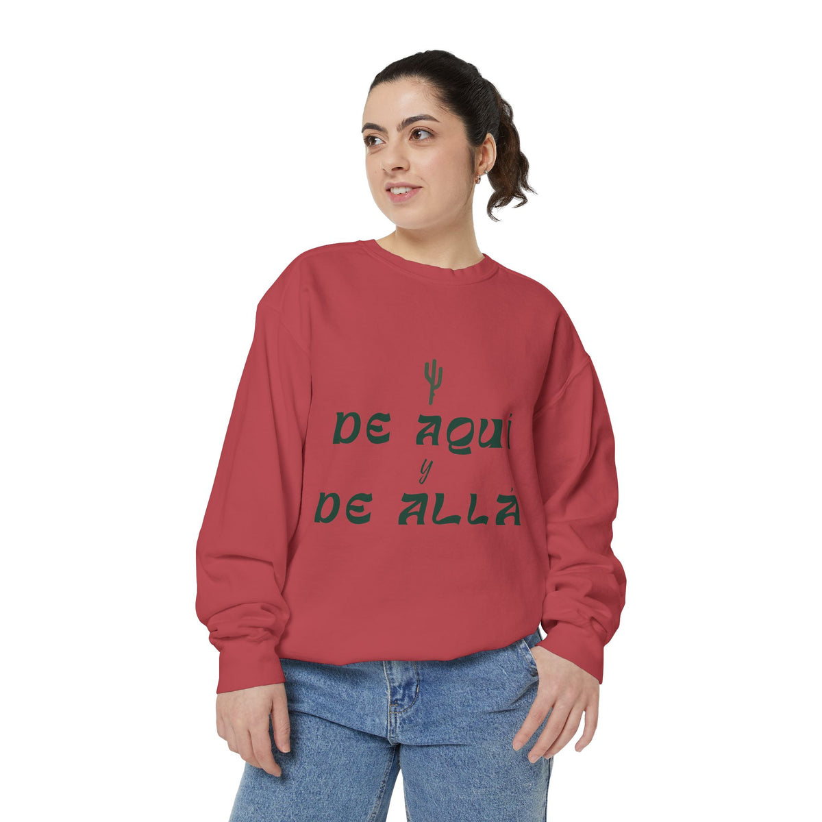 De Aquí y De Allá Pull-Over Dark Logo